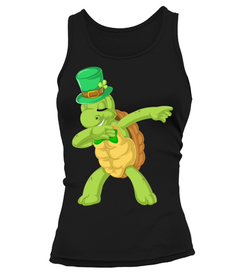 dabbing turtle st patricks day Women's Tank Top