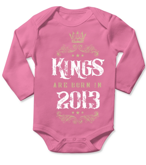 kings are born 2013 Long Sleeve Baby One-Piece