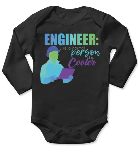 Engineer Technician Electrical Mechanical Engineer Long Sleeve Baby One-Piece
