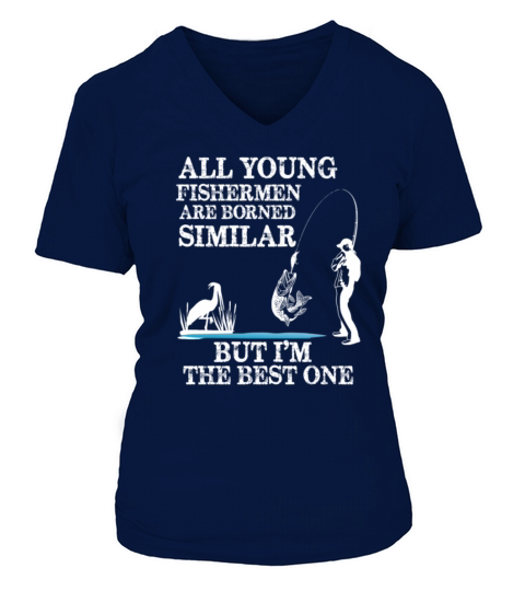 FISHING BEST ONE Women's V-Neck T-shirt