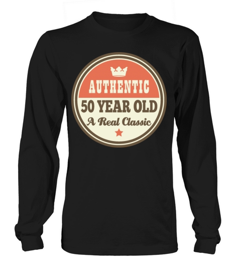 50th Birthday Vintage Crown Funny Women's Long Sleeve