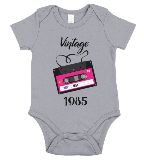 Vintage 1985 Short Sleeve Baby One-Piece