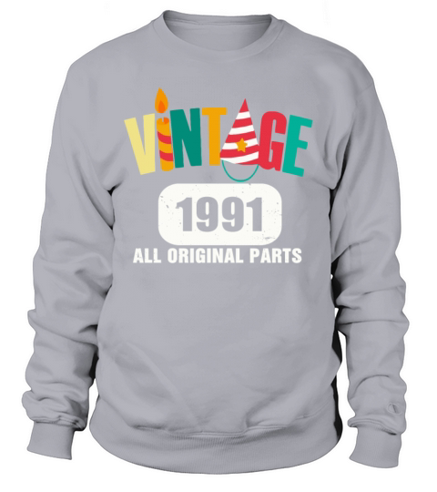 Vintage 1991 All Original Parts Men's Sweatshirt