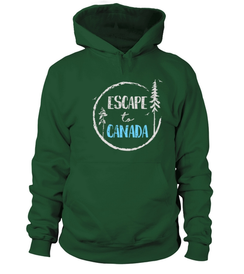 Canada Artsytee escape to Canada T Shirt Women's Hoodie