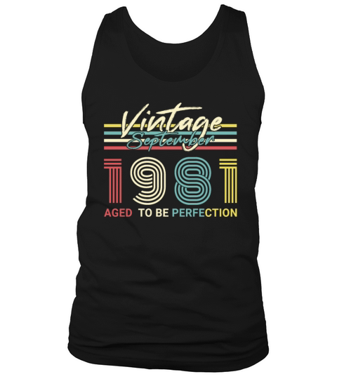 Born September 1981 Vintage Men's Tank Top