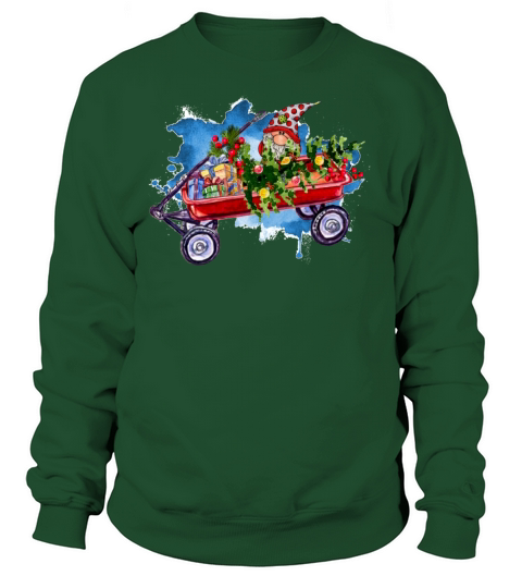 Christmas Charming Wagon Women's Sweatshirt