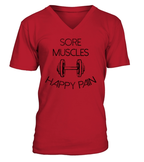 who has sore muscles gift idea sporty people Men's V-Neck T-shirt