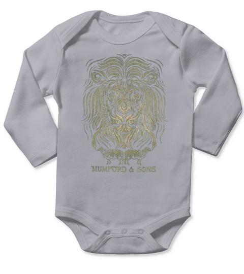 Mumford  Sons  Lion Long Sleeve Baby One-Piece