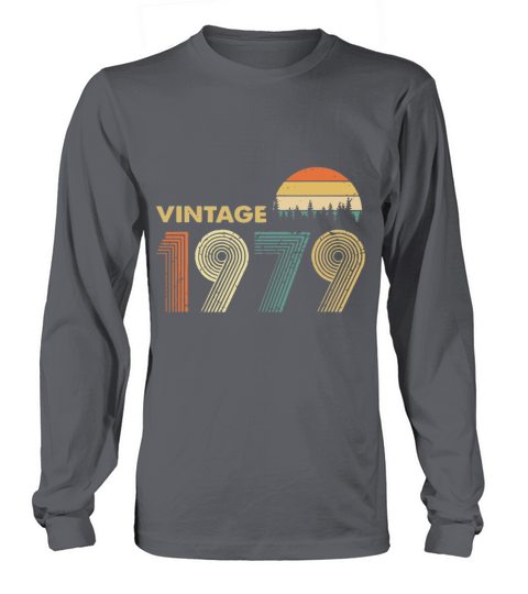vintage 1979 warm tree colors pictures hipster Women's Long Sleeve