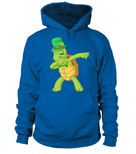 dabbing turtle st patricks day Women's Hoodie