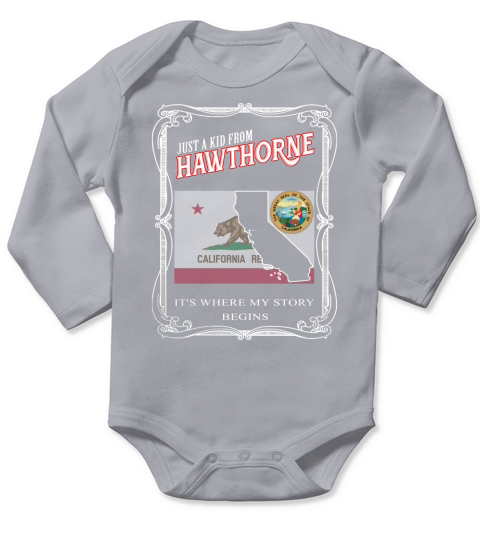 Hawthorne - CALIFORNIA Long Sleeve Baby One-Piece