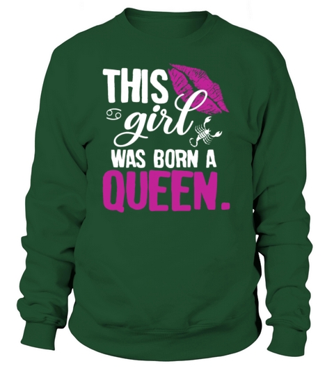 THIS Girl WAS BORN A QUEEN Women's Sweatshirt