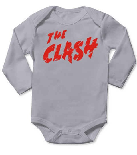 THE CLASH Strummer Jones Simonon MUSICA Long Sleeve Baby One-Piece