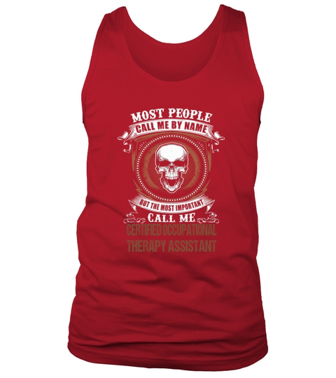 Certified Occupational Therapy Assistant Tank Top Unisex