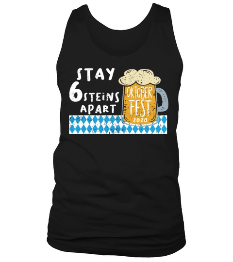Oktoberfest 2020 Bavarian 6 Stein Apart Beer Octob Men's Tank Top