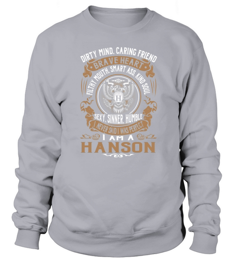 HANSON Last Name, Surname Tshirt Sweatshirt Unisex