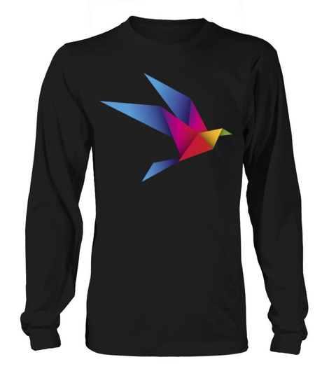 Bird colored origami Women's Long Sleeve