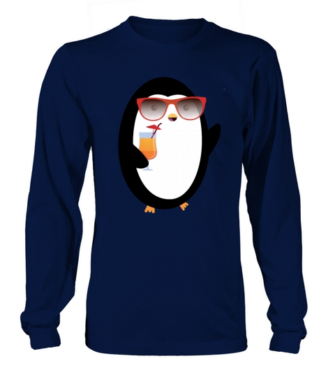 Hawaiian Hula Penguin - Luau for Him Women's Long Sleeve