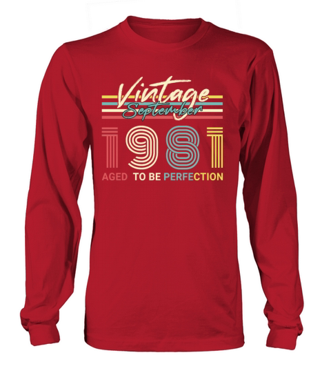 Born September 1981 Vintage Women's Long Sleeve