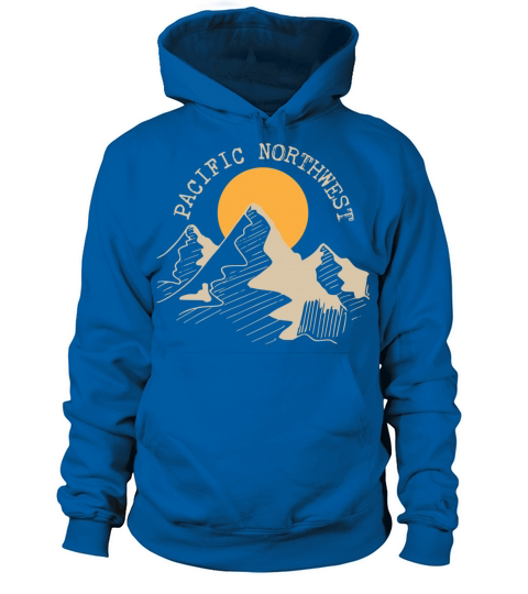 Pnw Pacific Northwest North West Mountain Women's Hoodie