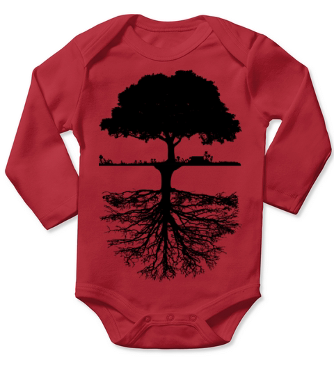 Tree Long Sleeve Baby One-Piece