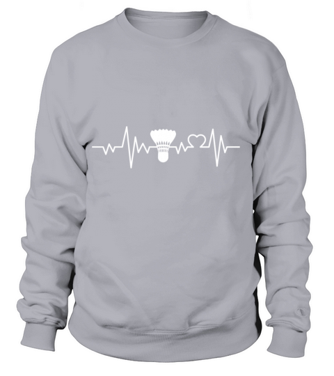 Badminton heartbeat badminton player gift Women's Sweatshirt