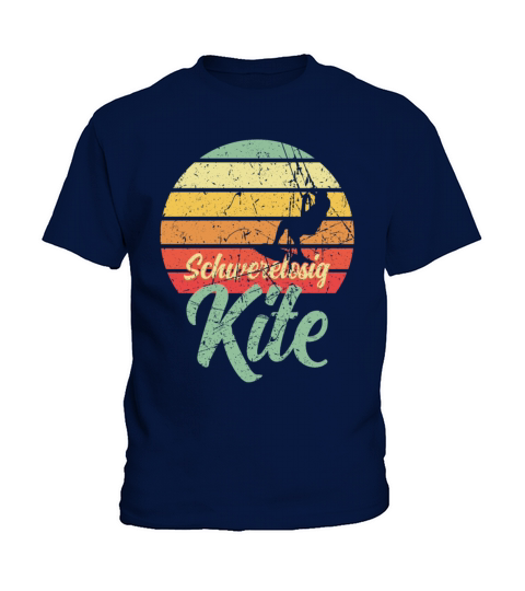 Funny saying kitesurfing vintage kitesurfer Kids T-Shirt