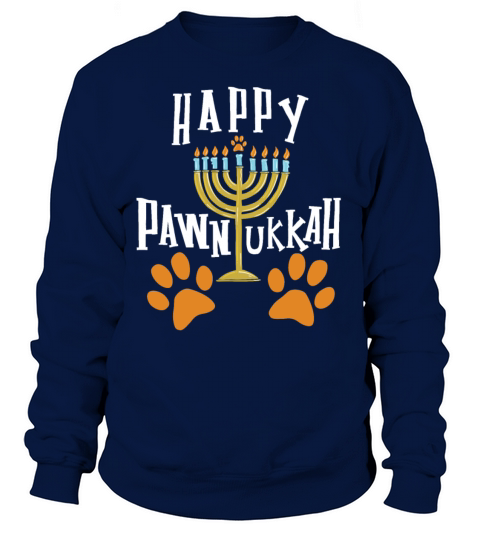 Happy Pawnukkah Jewish Dog Lovers Hanukkah Women's Sweatshirt