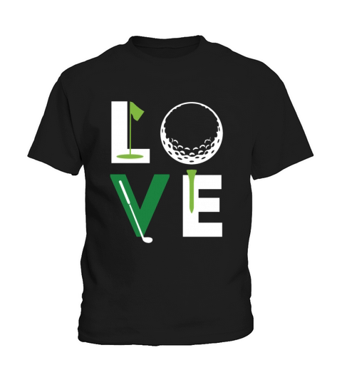 Golfer Love Golf T Shirt Kids T-Shirt