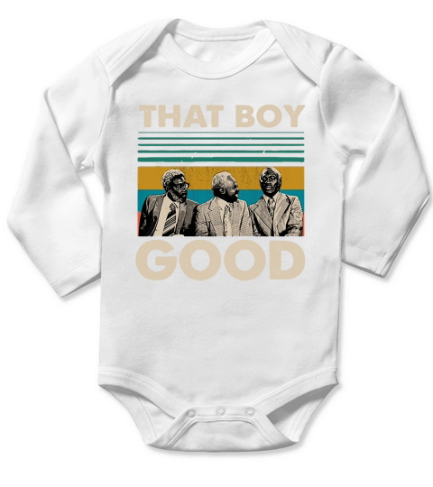 That boy good vintage t-shirt Long Sleeve Baby One-Piece