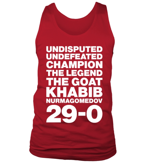 Undisputed Undefeated mma Fighter Champion Legend Tank Top Unisex