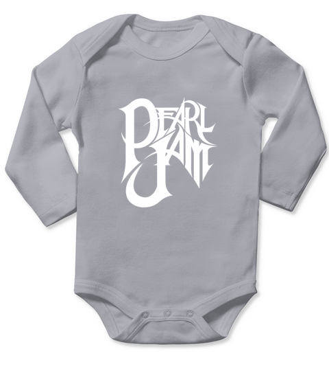 Retro Pearl Jam Art Long Sleeve Baby One-Piece