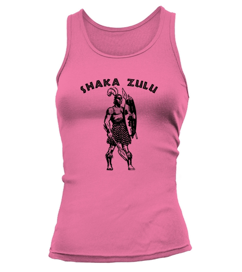 Shaka Zulu   Art Zulu Warrior Black Pride African King Tank top Woman