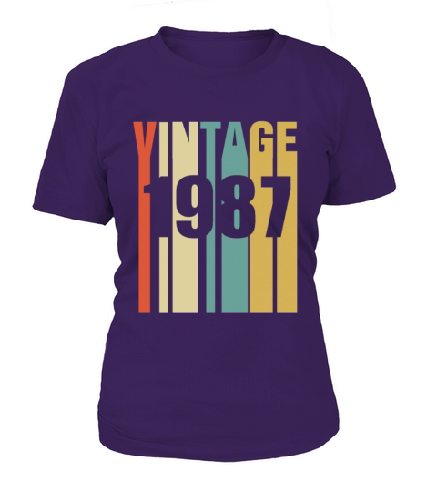 Vintage 1987 Retro Women's T-Shirt