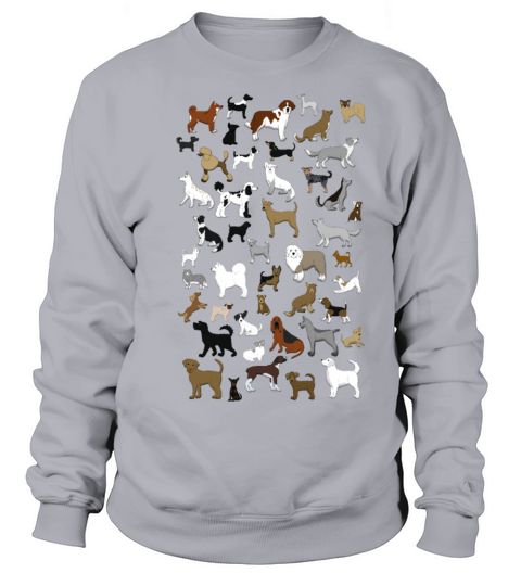 many dogs pixel Women's Sweatshirt