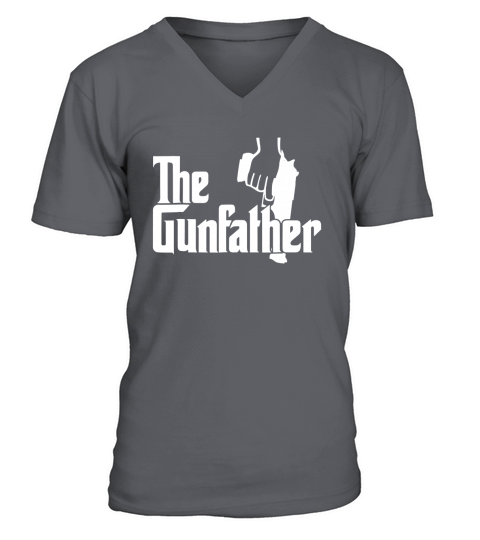 The Gunfather Tee Shirt For Gun Owners And Enthusiasts V-Neck T-shirt