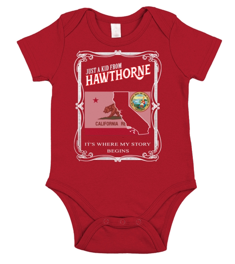Hawthorne - CALIFORNIA Short Sleeve Baby One-Piece