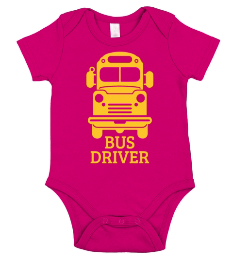 Bus Driver funny tshirt Short Sleeve Baby One-Piece