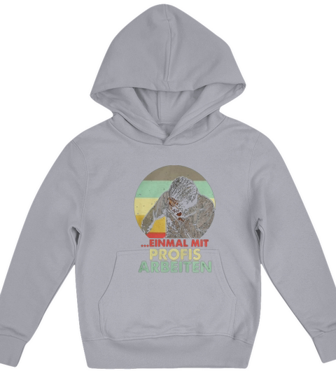 EINMAL MIT PROFIS ARBEITEN VINTAGE RETRO Kids Hoodie