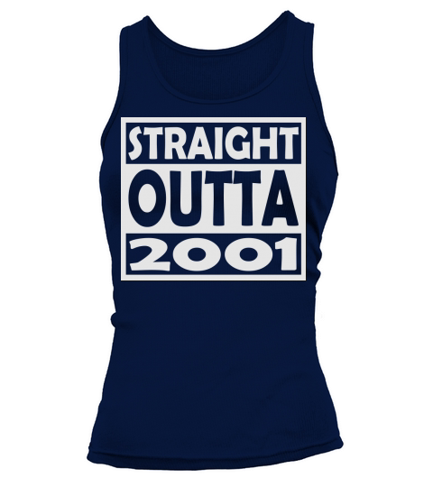 16th Birthday T Shirt Straight Outta 2001 Women's Tank Top