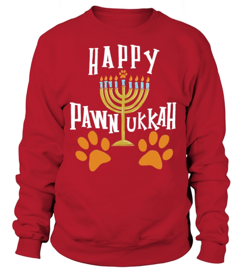Happy Pawnukkah Jewish Dog Lovers Hanukkah Men's Sweatshirt