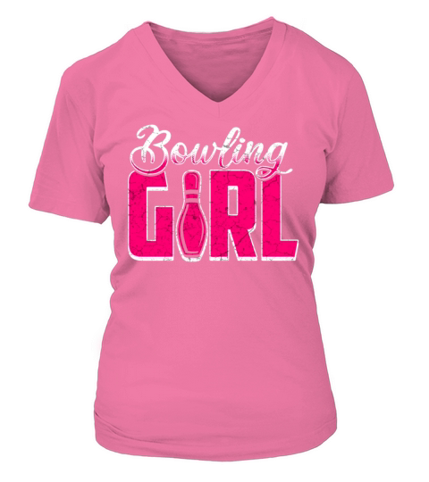 Bowling Sports Voice Women's V-Neck T-shirt