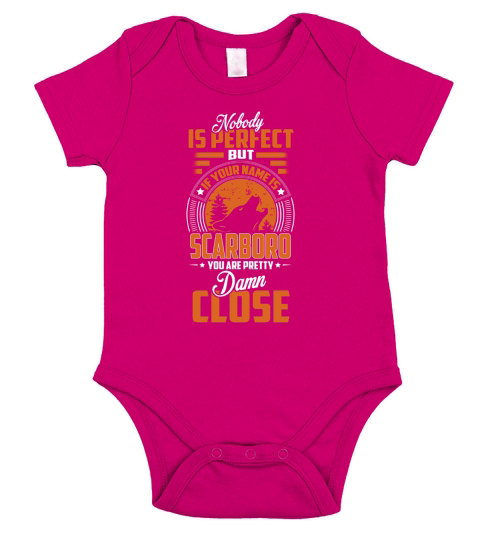 Scarboro Perfect Name Short Sleeve Baby One-Piece