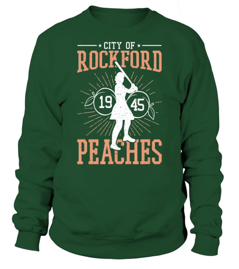 Baseball Rockford Peaches Feminist Graphic Sweatshirt Unisex