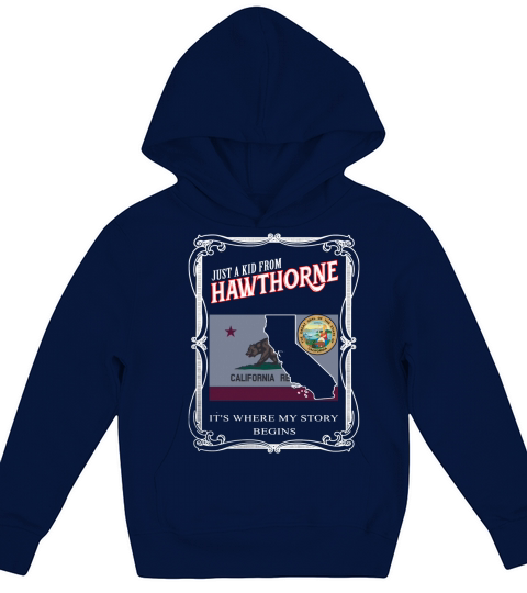 Hawthorne - CALIFORNIA Kids Hoodie
