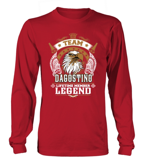 DAGOSTINO TEAM LEGEND, DAGOSTINO TSHIRT Long sleeved Unisex