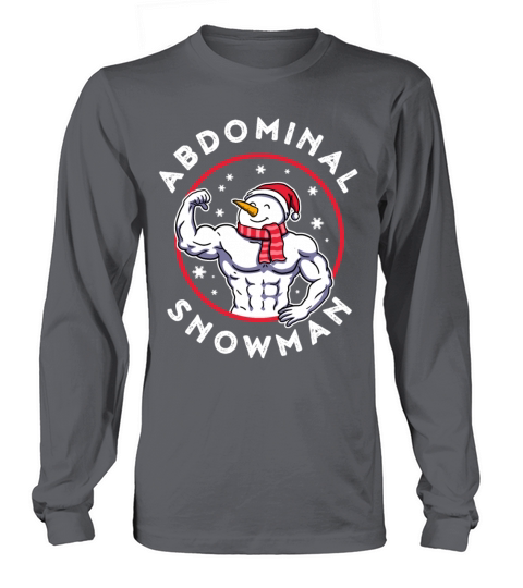 Abdominal Snowman Funny Snowman Gift Women's Long Sleeve