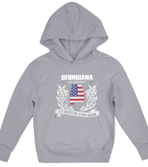 Georgiana, Alabama Its Where My Story Begins Shirt Kids Hoodie