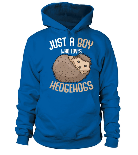 Hedgehog Boy Kids Pet Gift Men's Hoodie