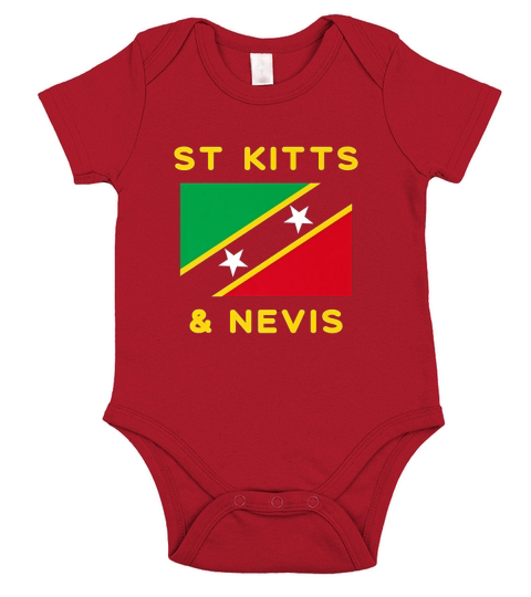 St Kitts And Nevis Independence Day Caribbean shirt Short Sleeve Baby One-Piece